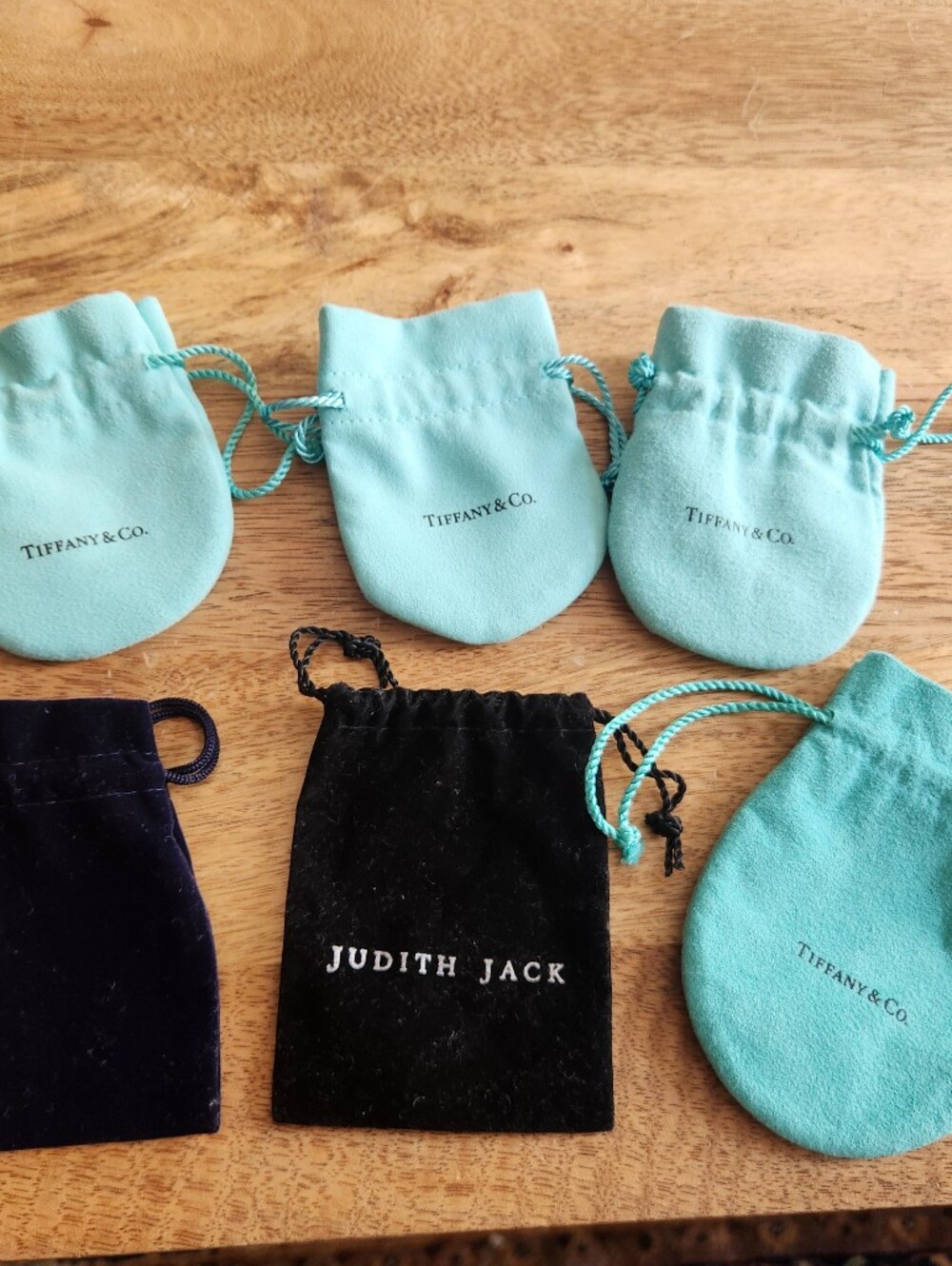 Tiffany & Co. Velvet Drawstring Pouches